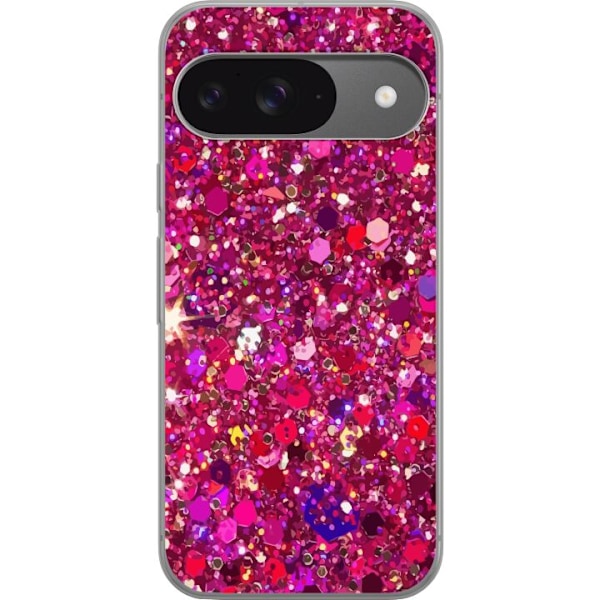 Google Pixel 9 Gjennomsiktig deksel Glitter