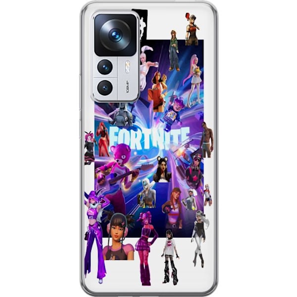 Xiaomi 12T Gennemsigtig cover Fortnite