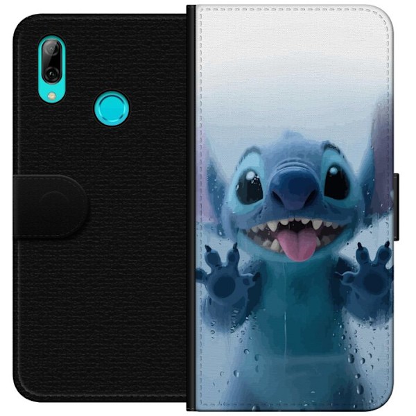 Huawei P smart 2019 Plånboksfodral Stitch Window View – Stitch vid ett fönster i söt stil