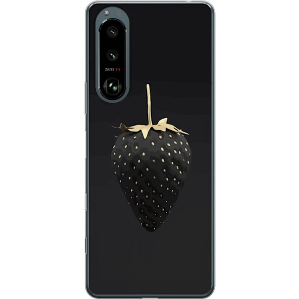 Sony Xperia 5 III Gennemsigtig cover Luksus Jordbær