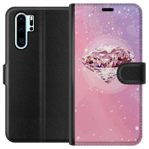 Kompatibelt Lommeboketui til Huawei P30 Pro Glitter Diamant
