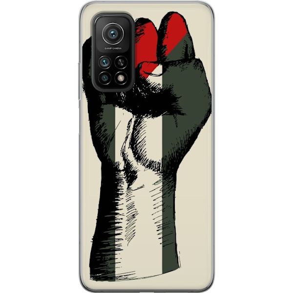 Xiaomi Mi 10T Pro 5G Genomskinligt Skal Hand knuten i Palestin