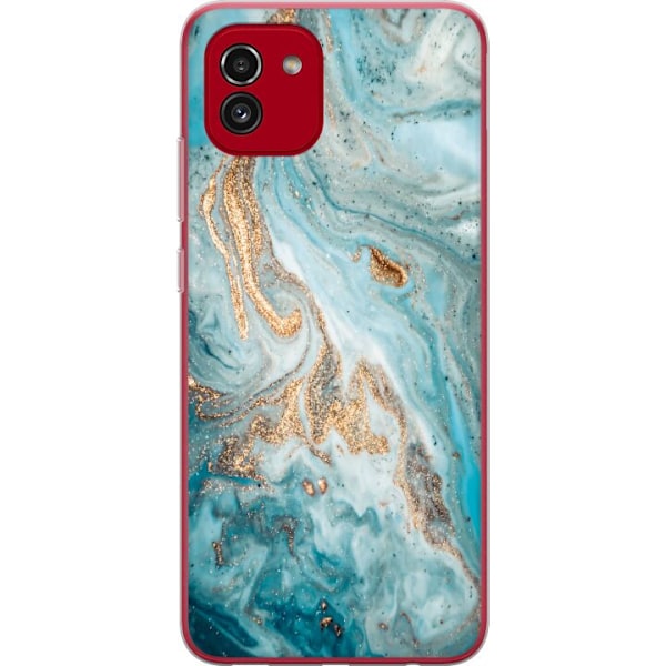 Samsung Galaxy A03 Cover / Mobilcover - Magisk Marmor