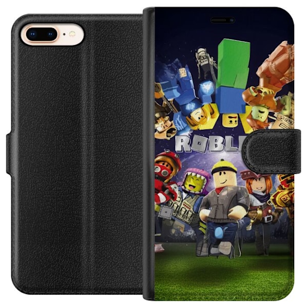 Apple iPhone 7 Plus Lompakkokotelo Roblox Maailma - Pelaamisseikkailu Lapsille ja Nuorille