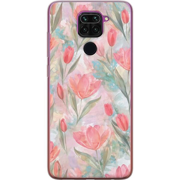 Kompatibelt Mobildeksel til Xiaomi Redmi Note 9 Tulips in Bloom