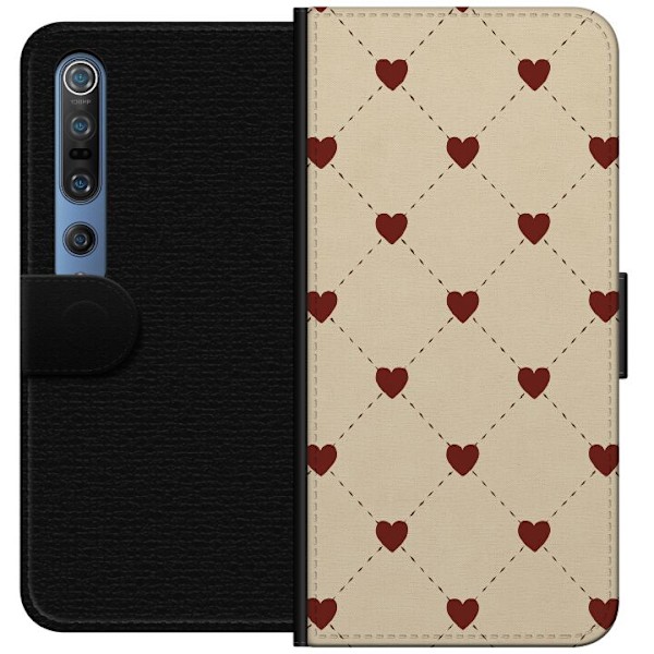 Xiaomi Mi 10 Pro 5G Tegnebogsetui Hjertegitter