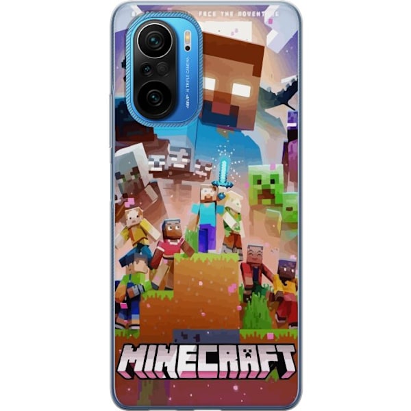 Xiaomi Poco F3 Genomskinligt Skal Minecraft