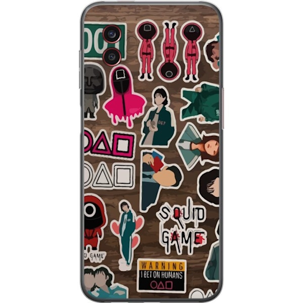 Samsung Galaxy Xcover6 Pro Gennemsigtig cover Squid Game 2 - K