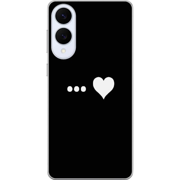 Samsung Galaxy S25 Edge Gennemsigtig cover Hjerte