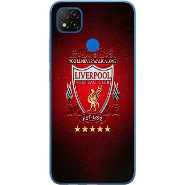 Xiaomi Redmi 9C NFC Läpinäkyvä kuori YNWA Liverpool