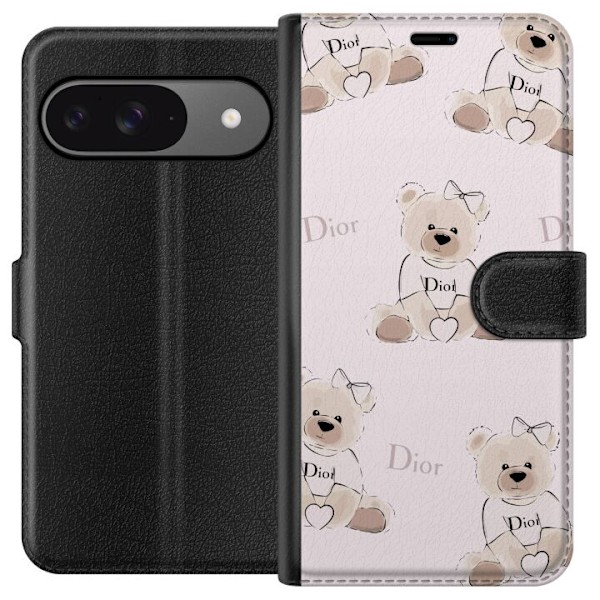 Google Pixel 9 Pro Lompakkokotelo Teddy Dior Vibes - ylellinen