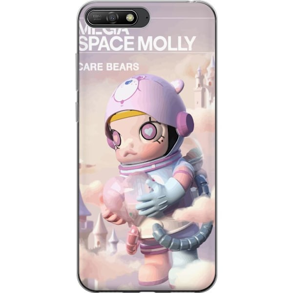 Huawei Y6 (2018) Genomskinligt Skal Mega Space Molly Care Bear