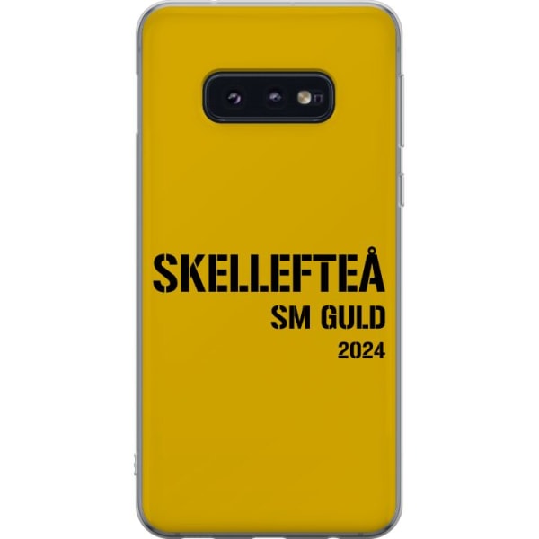 Samsung Galaxy S10e Läpinäkyvä kuori Skellefteå SM KULTA