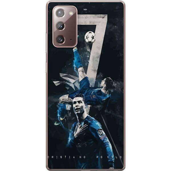 Samsung Galaxy Note20 Gennemsigtig cover Ronaldo