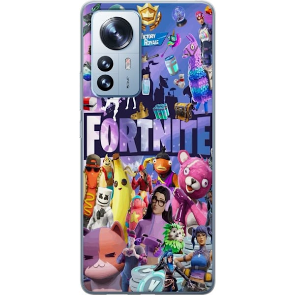 Xiaomi 12 Pro Läpinäkyvä kuori Fortnite Ryhmä