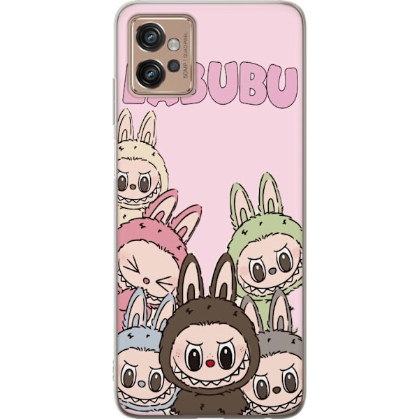 Motorola Moto G32 Läpinäkyvä kuori Labubu Classics