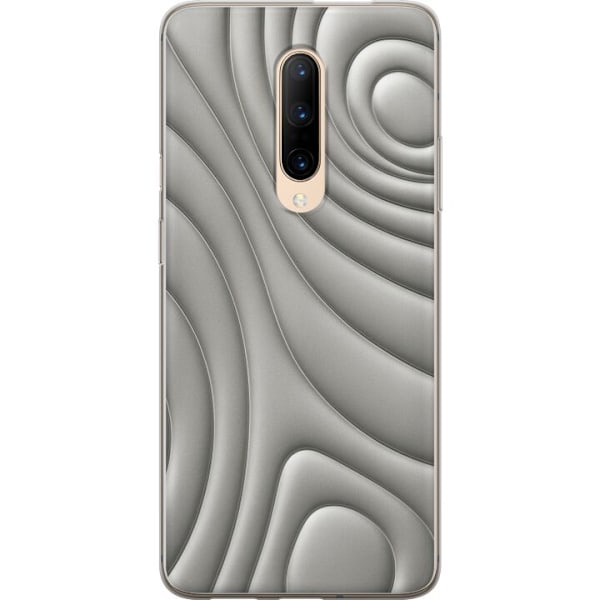 OnePlus 7 Pro Läpinäkyvä kuori Hopea-aallot