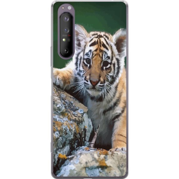 Sony Xperia 1 II Genomskinligt Skal Tiger