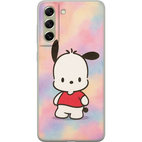 Samsung Galaxy S21 FE 5G Genomskinligt Skal Kawaii Sanrio Pochacco