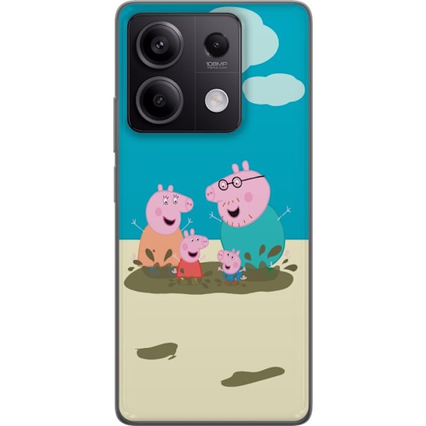 Xiaomi Redmi Note 13 Pro Läpinäkyvä kuori Greta Possu Perhe