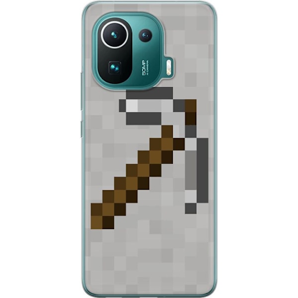 Xiaomi Mi 11 Pro Genomskinligt Skal Minecraft Tools