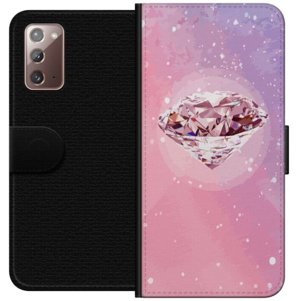 Samsung Galaxy Note20 Lommeboketui Glitter Diamant