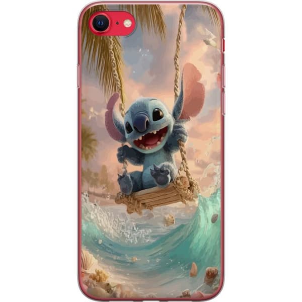 Kompatibel Mobilcover til Apple iPhone 8 Disney Stitch blå alien sød figur samlerobjekt