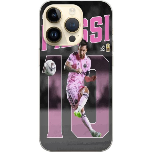 Apple iPhone 14 Pro Gennemsigtig cover Lionel Messi