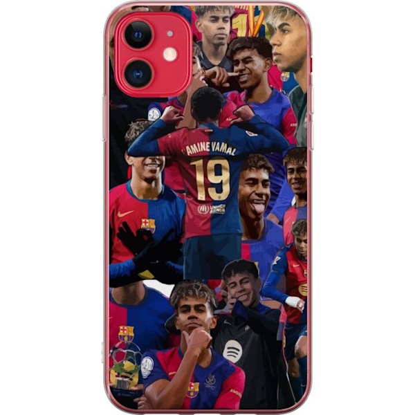 Apple iPhone 11 Genomskinligt Skal Lamine Yamal mobilskal för