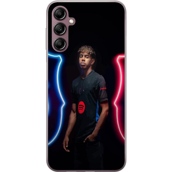 Samsung Galaxy A14 5G Gennemsigtig cover Yamal Fodbold FC Barcelona Ung Talent Spiller Fodboldstjerne Spanien La Liga Populært Motiv