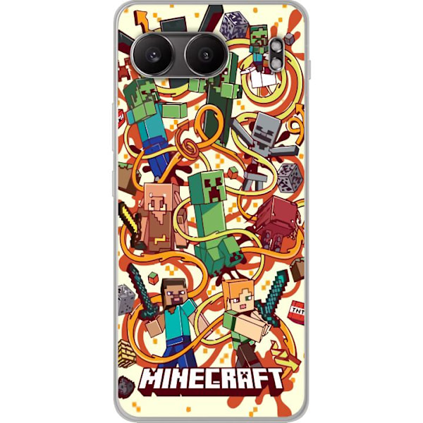 OnePlus Nord 4 Gjennomsiktig deksel Minecraft