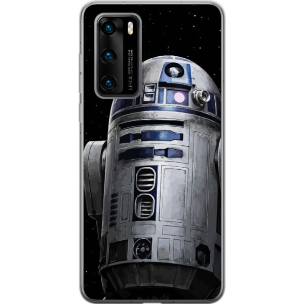 Huawei P40 Genomskinligt Skal R2D2 Star Wars