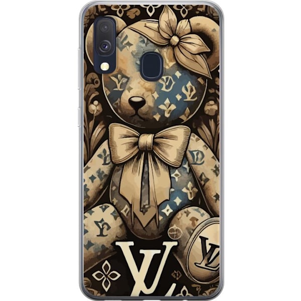 Samsung Galaxy A40 Läpinäkyvä kuori Teddy Vuitton
