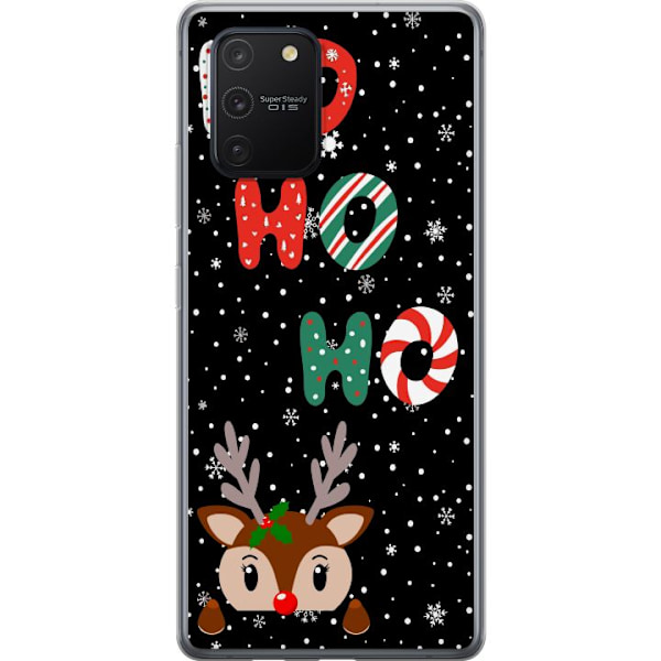 Samsung Galaxy S10 Lite Genomskinligt Skal HO HO HO