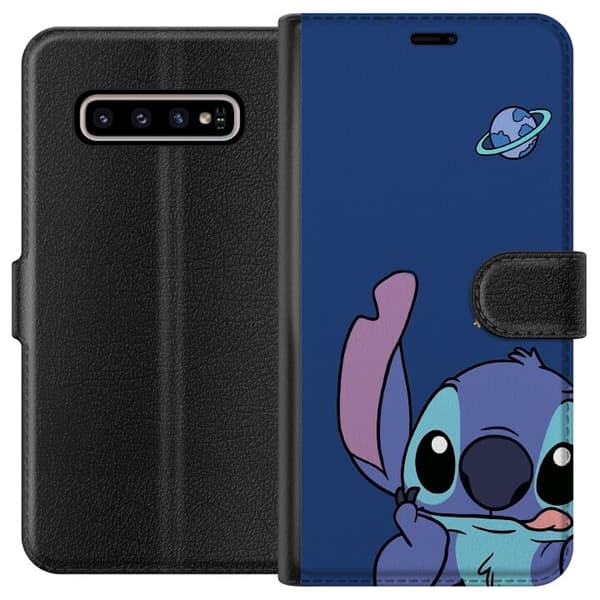 Kompatibelt Lommeboketui til Samsung Galaxy S10+ Stitch