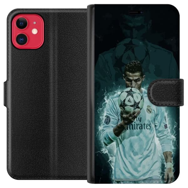 Kompatibel Tegnebogsetui til Apple iPhone 11 Ronaldo
