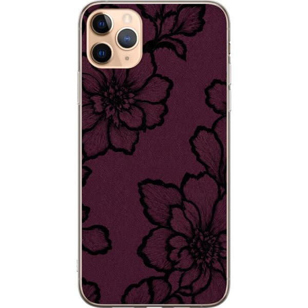 Kompatibelt Mobilskal till Apple iPhone 11 Pro Max Blackberry Bloom lila