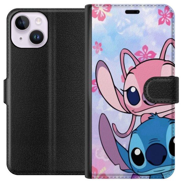 Apple iPhone 14 Tegnebogsetui Stitch & Angel
