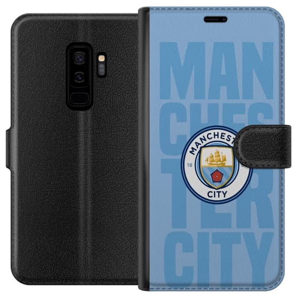 Kompatibel Tegnebogsetui til Samsung Galaxy S9+ Manchester City