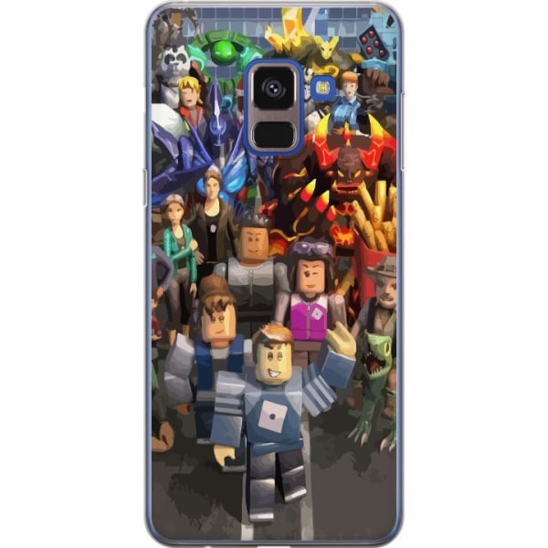 Samsung Galaxy A8 (2018) Gennemsigtig cover Roblox