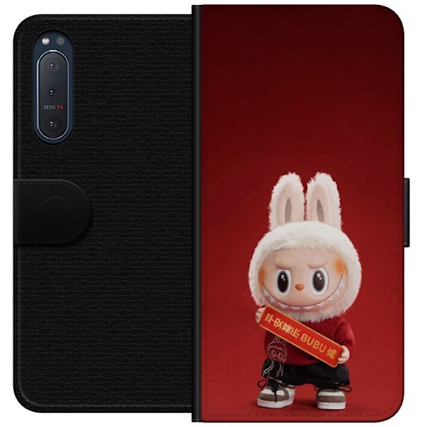 Sony Xperia 5 II Tegnebogsetui Pop Mart The Monsters Labubu He