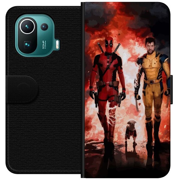 Xiaomi Mi 11 Pro Lommeboketui Wolverine Deadpool