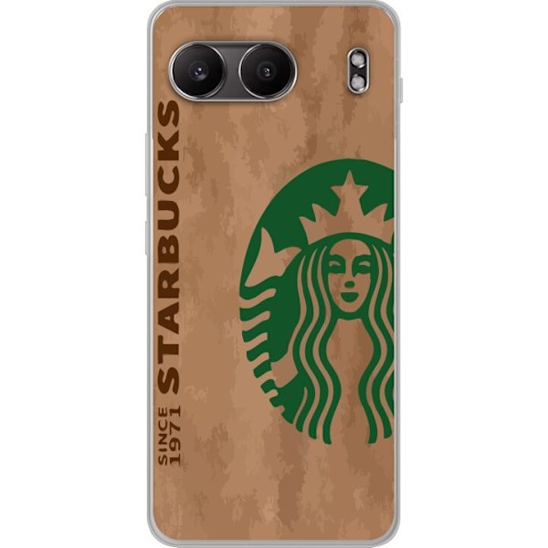 OnePlus Nord 4 Läpinäkyvä kuori Starbucks Kahvi