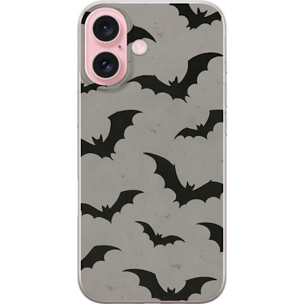 Apple iPhone 16 Gennemsigtig cover Flutterprint
