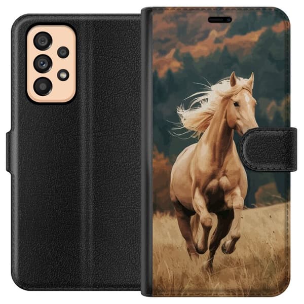 Kompatibelt Plånboksfodral till Samsung Galaxy A53 5G Springande Häst