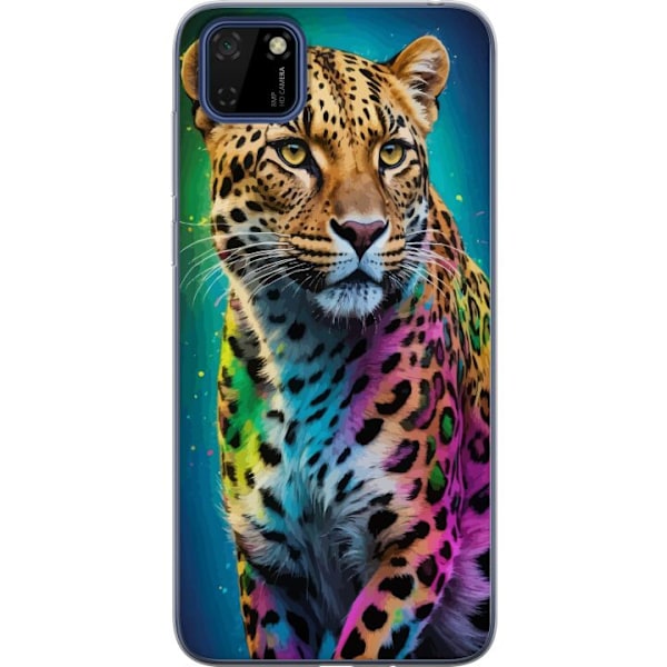 Huawei Y5p Genomskinligt Skal Leopard