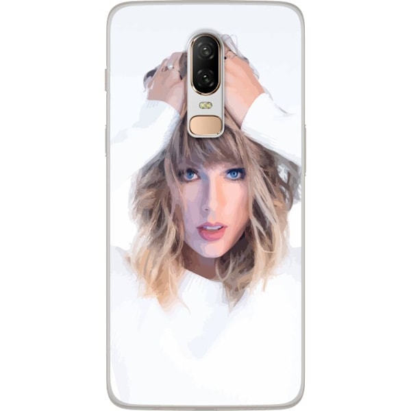 OnePlus 6 Gjennomsiktig deksel Taylor Swift