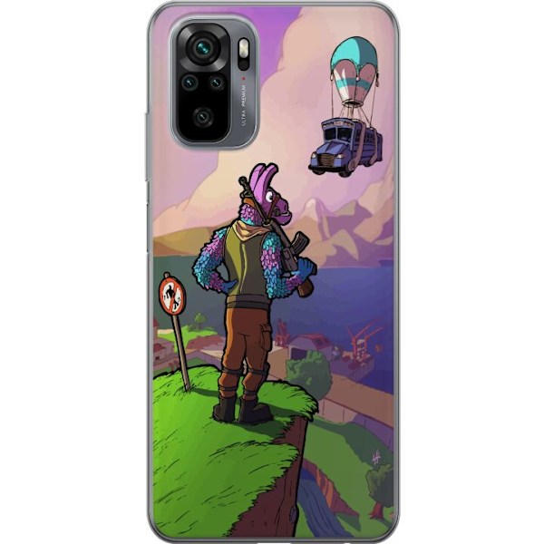 Xiaomi Redmi Note 10S Gennemsigtig cover Fortnite