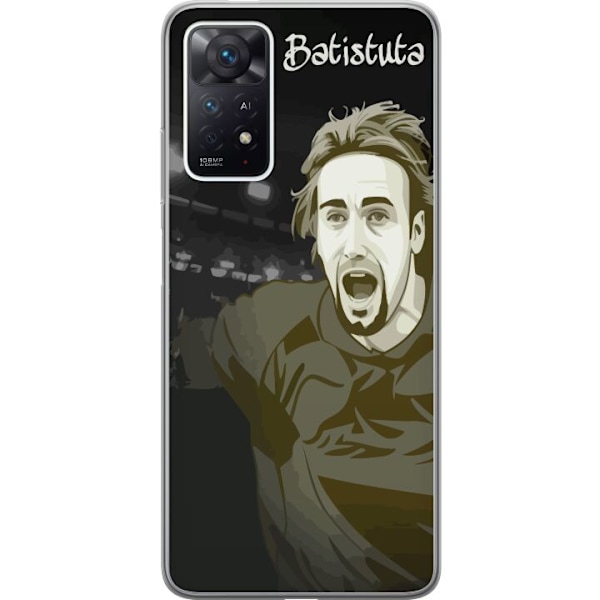 Xiaomi Redmi Note 11 Pro Gennemsigtig cover Gabriel Batistuta