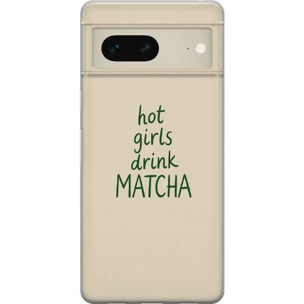 Kompatibelt Mobildeksel til Google Pixel 7 Matcha-jenter beige